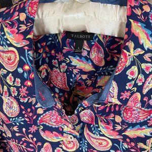 Talbots cotton blouse, misses size L